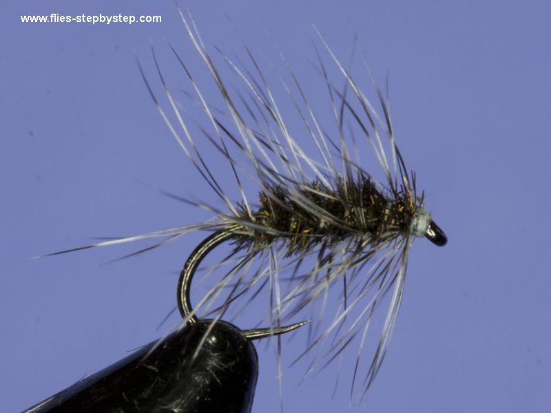 Griffith's Gnat dry fly pattern - How to tie fly, Fly tying Step by ...