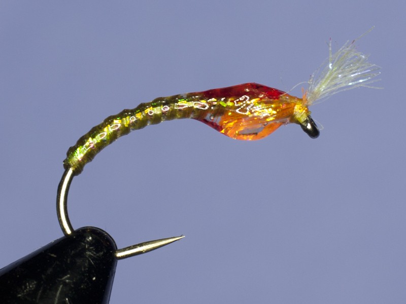 Olive buzzer - Fly tying step by step Patterns & Tutorials